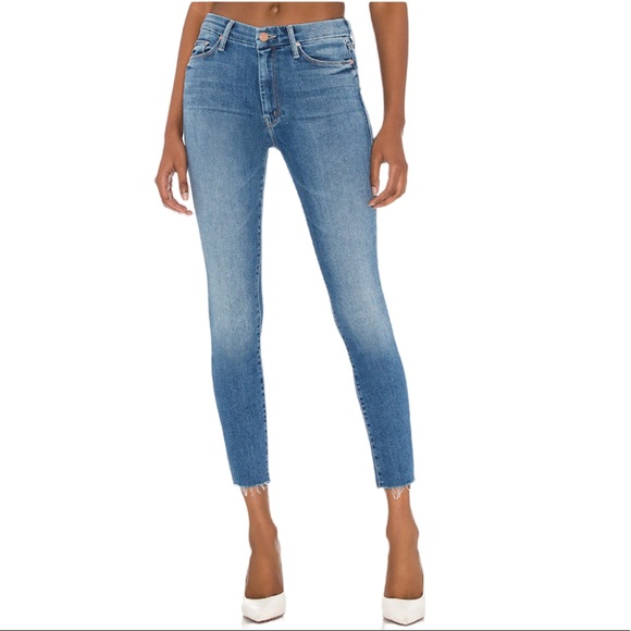 MOTHER Denim - Mother | High Waisted Looker Ankle Fray